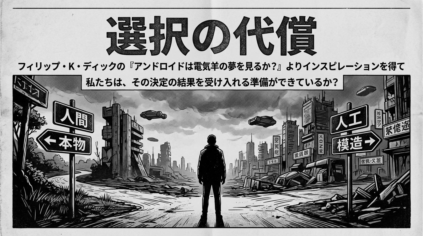 選択の代償 — 『アンドロイドは電気羊の夢を見るか』ディック × AIの意思決定・責任