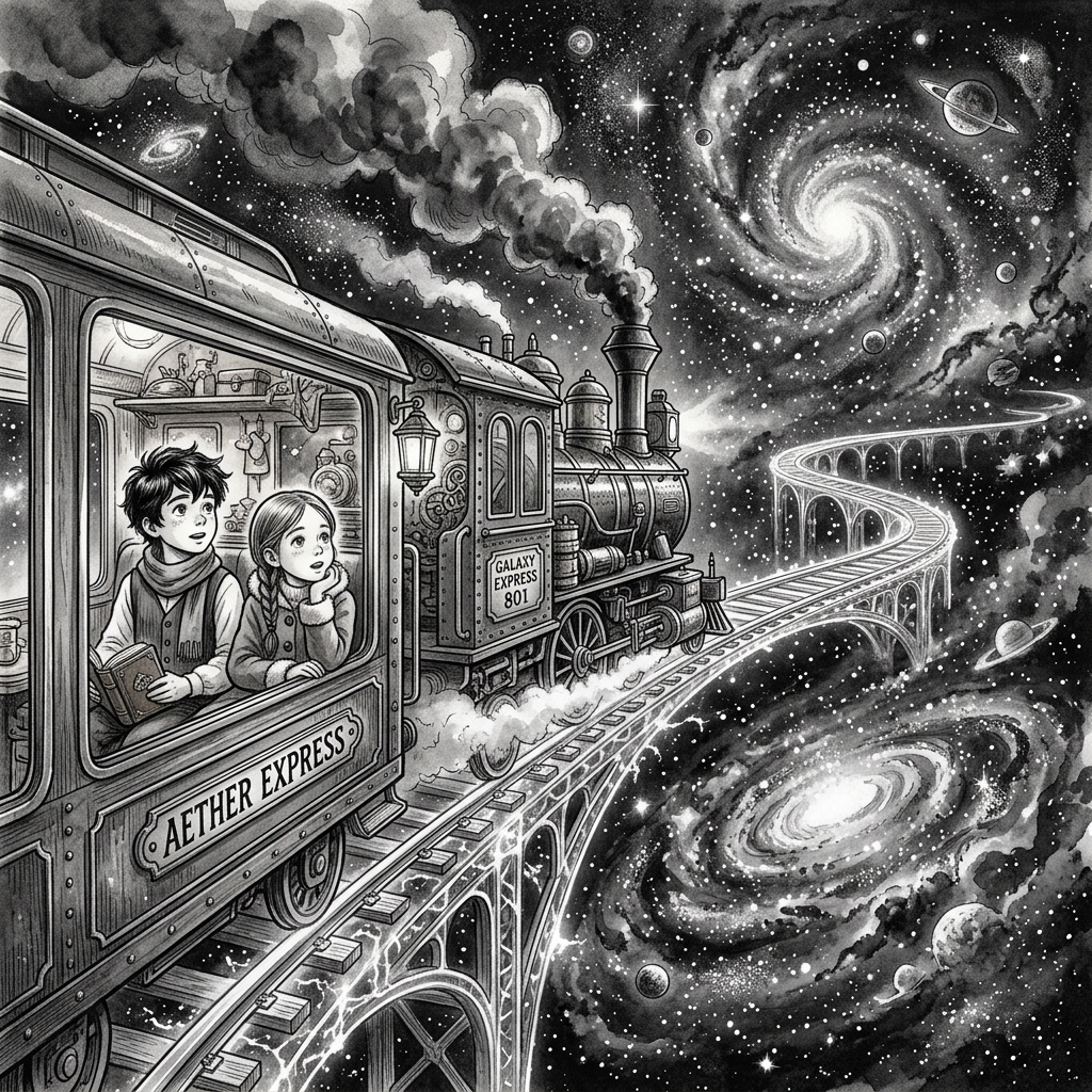 銀河の切券 — 『銀河鉄道の夜』賢治 × AI宇宙探索