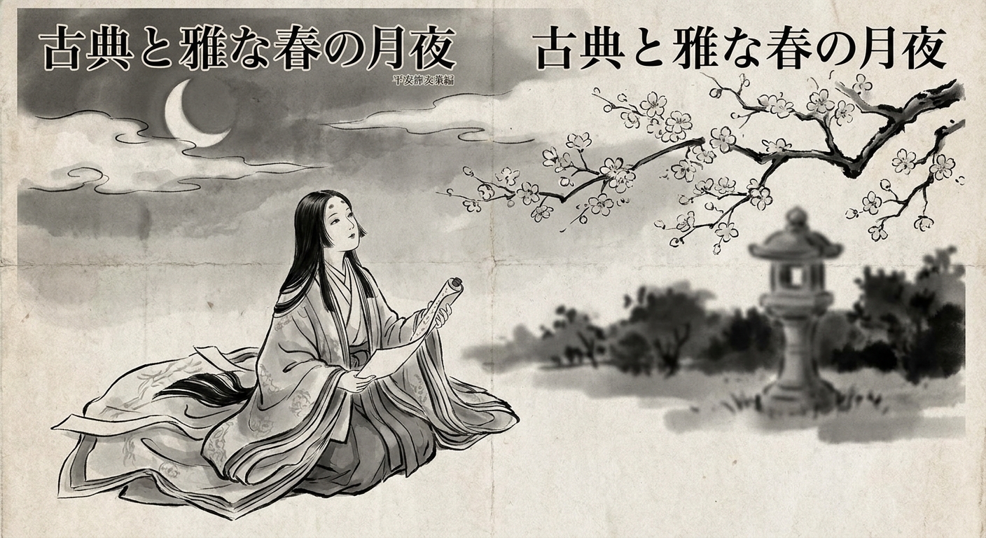 花族の春 — 『源氏物語』紫式部 × AI感情認識と美意識
